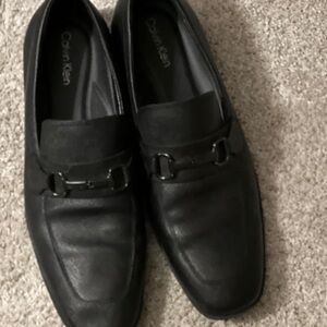 Calvin Klein Men's Black Slip-On Loafers